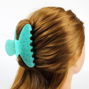 مشبك شعر سمك اليكريليك YIYI من اسيتات أزياء النساء مشبك شعر الرافعة حجر الراين مشبك شعر بالجملة - Product Image 6