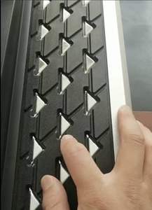 Accessoires d'extérieur de voiture Marchepieds latéraux fixes Kits de carrosserie Marchepieds latéraux en aluminium Marchepieds latéraux Nerf - Product Image 3