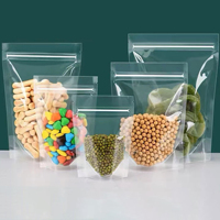 Pochette personnalisée avec logo pour l'emballage d'aliments pour bébés, fermeture éclair de qualité alimentaire avec impression sérigraphique