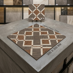Carreaux de sol en porcelaine émaillée numérique de qualité Vistaar, 300x300 mm, carrés, antidérapants, mats, pour salle de bain et couloir - Product Image 2