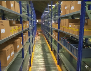 Étagère de rangement en acier robuste sans boulons, réglable, 5 niveaux, galvanisée, avec roulettes de 5 pouces, empilable, avec loquet pour la sécurité - Product Image 2