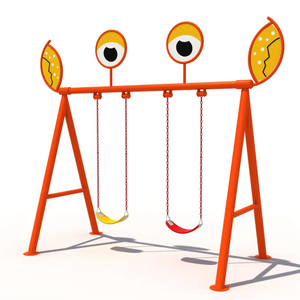 <span class=keywords><strong>Balançoire</strong></span> d'extérieur en métal en forme de crabe pour enfants, idéale pour les aires de jeux et les garderies - Product Image 1