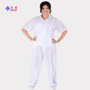 เสื้อเชิ้ตแขนยาวและแขนสั้น Zixi ZX2037 Shanghai Spot สำหรับงานมืออาชีพ ป้องกันภัย สำหรับผู้ชายและผู้หญิง กันน้ำ - Product Image 1