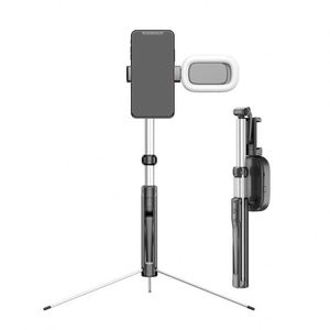 Stabilisateur de téléphone portable intelligent portable, pliable, extensible, mini-stick rotatif avec télécommande sans fil et filtre lumineux - Product Image 3