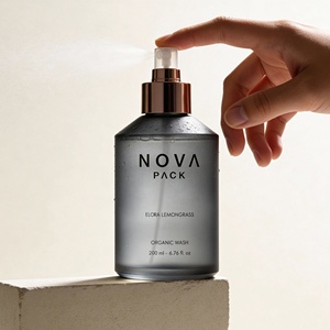 Flacone Spray di Lusso per Fragranza Ambiente 100 120ml 200ml 300ml, <span class=keywords><strong>Bottiglia</strong></span> in Vetro Nero Opaco Satinato con Tappo Oro Rosa per Nebulizzatore Viso - Product Image 3