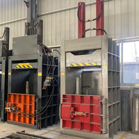 Presse à balles hydraulique compacte pour carton, fibres de sisal, déchets, seaux à peinture et machine à aplatir les seaux