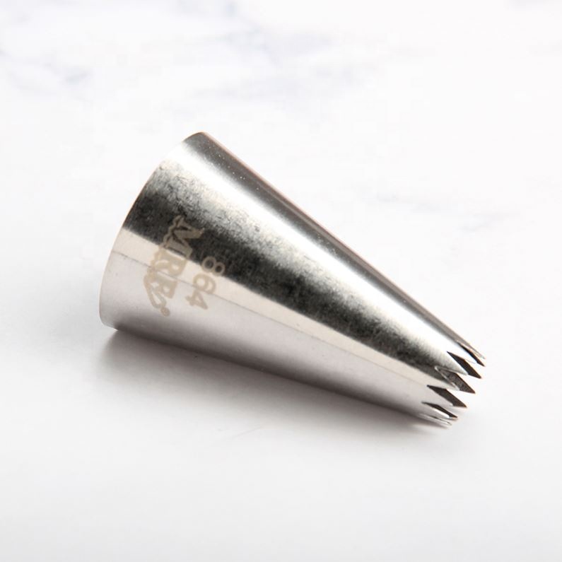 3 Ugelli Per Torte In Acciaio Inox - Accessori Per Decorare Cupcakes