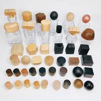 Tapa de perfume de madera al por mayor para botellas de fragancia, embalaje cosmético respetuoso con el medio ambiente, tapa de botella de perfume de lujo personalizada para aromaterapia