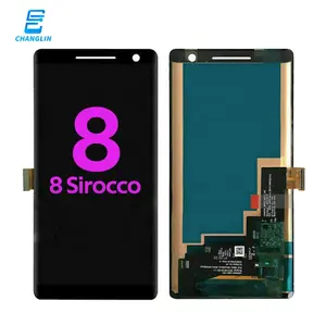 LCD manufacturer cell phone screen replacement for nokia touch display for nokia 8 sirocco oled