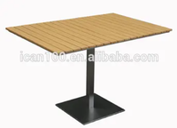 Meubles de jardin Café Tables carrées en bois Café Restaurant Table