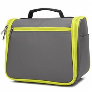 Custom Fashion Travel Cosmetic <b>Case</b> Waterproof Bathroom Storage Hook OEM for Bag Polyester Durable Zipper Closure - Product Image 1