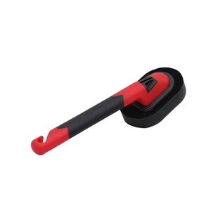 Brosse de nettoyage de roue de voiture Brosse à <span class=keywords><strong>mousse</strong></span> de lavage de voiture Brosse à <span class=keywords><strong>mousse</strong></span> de cire de pneu - Product Image 1