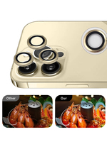 Protection d'objectif de caméra à couverture complète pour Iphone 12 13 14 15 16 17 Pro Max Protecteur en verre trempé Accessoire Protecteur d'objectif de caméra