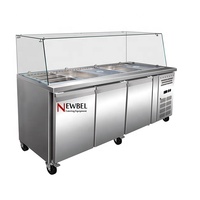 Table de préparation de réfrigérateur, SH2000/700 SH2000/800, en acier inoxydable, directement à l'usine, Offre Spéciale