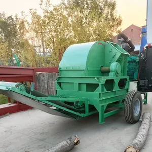 Pulvérisateur de bois multifonctionnel, grand bambou, industrie des copeaux de bois, petit surplus, broyeur de branches d'arbre, machine à scier