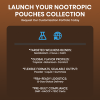 LIFEWORTH Sachets énergétiques nootropiques personnalisés avec 50 mg de caféine, Alpha-GPC, L-théanine, L-tyrosine, améliorent l'énergie et la concentration