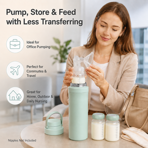 Refroidisseur de biberons rapide pour bébé, refroidisseur de lait portable, isolateur en acier, thermos pour lait maternel, pour le stockage du lait maternel en voyage - Product Image 5