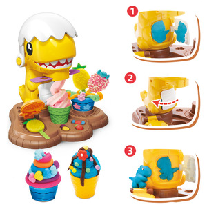 Jouet éducatif de moule d'argile de <span class=keywords><strong>dinosaure</strong></span> de bricolage de Offre Spéciale pour que les enfants modèlent et jouent avec fait <span class=keywords><strong>à</strong></span> partir de la boue - Product Image 3