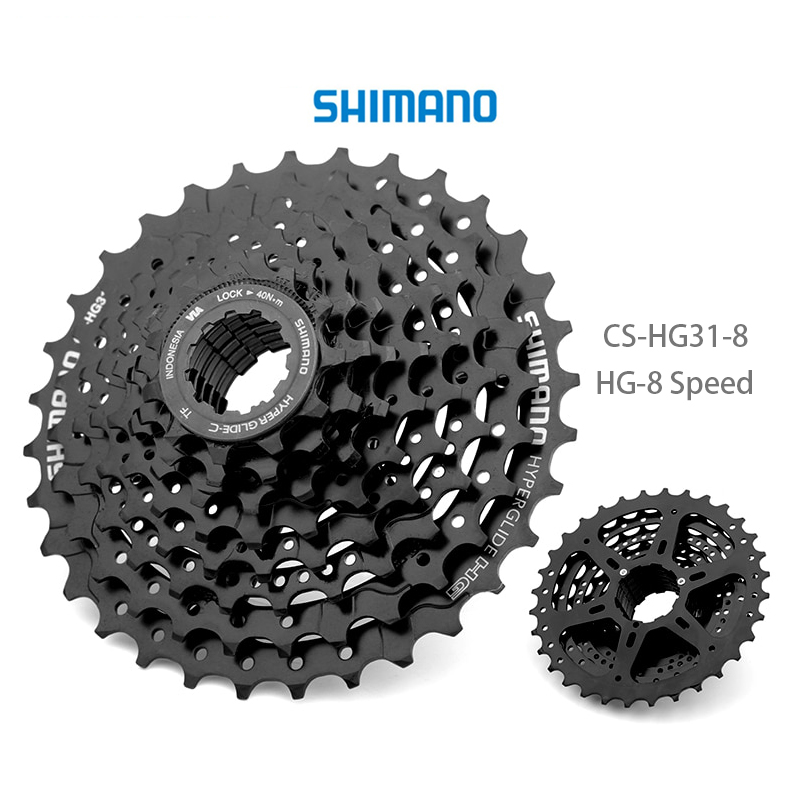 Shimano-CS-HG31-8 à Cassette 8 vitesses, volant de VTT 32T 34T, 8V, K7, 8 vitesses, 3x8, 2x8 vitesses, pour Shimano M310