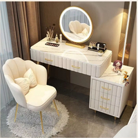 Nouveau Nordic Light luxe maquillage vanité bureau coiffeuse chambre moderne minimaliste armoire de rangement vanité