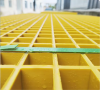 Grille en PRV (Plastique Renforcé de Fibre de Verre) Antidérapante pour Plateforme Industrielle