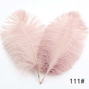 Đầy Màu sắc 25-30cm Tay nhuộm nhuộm đà điểu lông đáng yêu trang trí đám cưới - Product Image 2