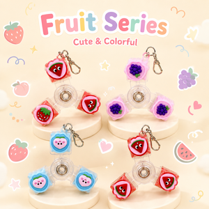 Portachiavi Mini Fidget Spinner <span class=keywords><strong>di</strong></span> Tendenza, Giocattolo Antistress a Forma <span class=keywords><strong>di</strong></span> Frutta e Dessert, Charm per Borsa, <span class=keywords><strong>Regalo</strong></span> Originale - Product Image 5