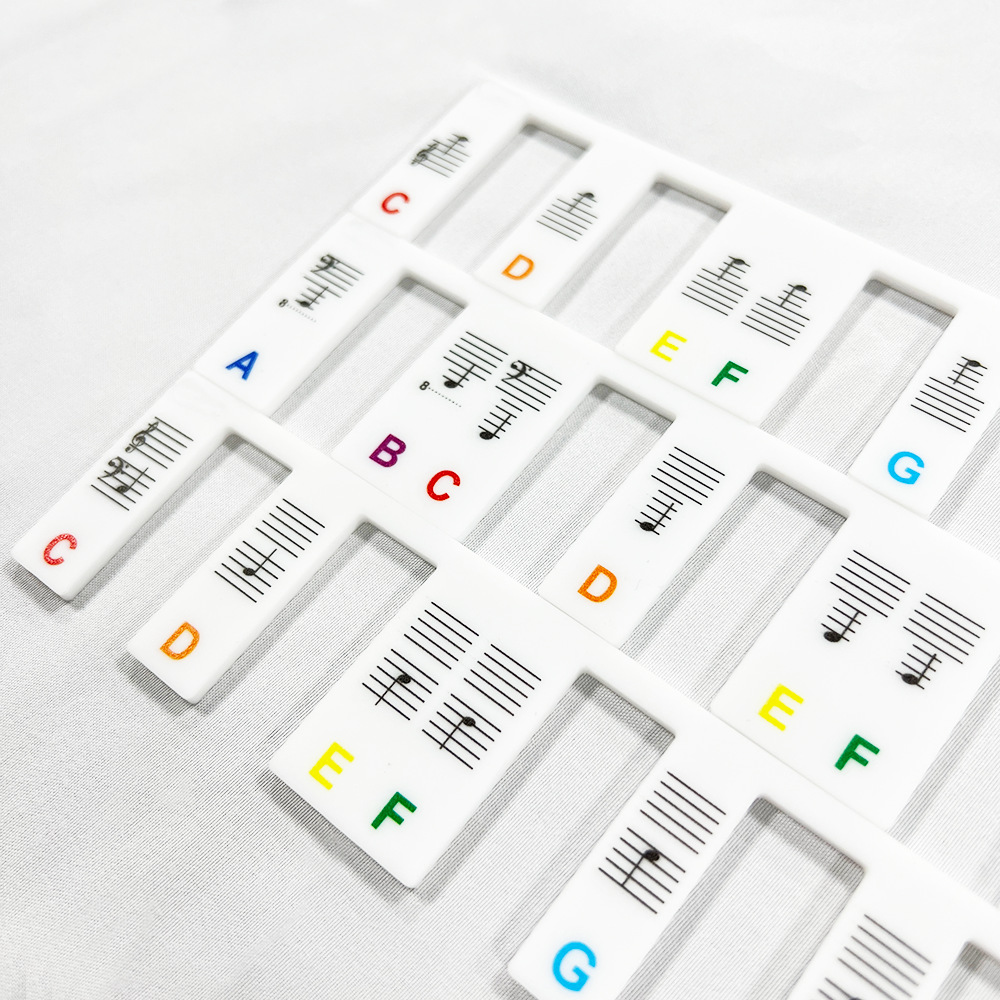 Новинка креативная силиконовая подвижная клавиатура для пианино этикетка для начинающих пианино для нот руководство по нотам силиконовая полоса для пианино