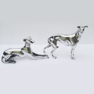 Sculpture de chien en aluminium animal best-seller - Product Image 3