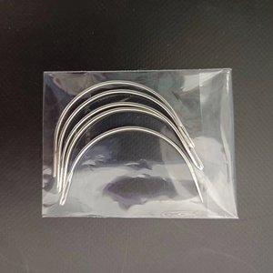 Altın C tipi saç dokuma İğneler kavisli peruk yapımı iğne el dikiş İğneleri - Product Image 3