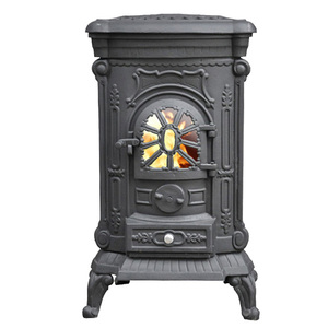 Fabriek Directe Verkoop Houtkachel Klassiek Ontwerp Kooktop Gietijzeren Houtkachel Te Koop - Product Image 5