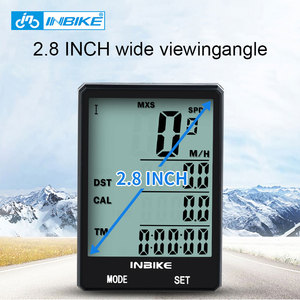 INBIKE 2.8 inch Kích thước nhỏ không dây đèn pha đặt không dây chống mưa gắn máy tính xe đạp - Product Image 4