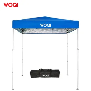 WOQI Goodluck Kustom 10*10 Gazebo Iklan Lipat Pameran Dagang Tenda Pop Up Tenda