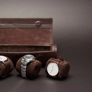 Hot Bán Đồng Hồ Lưu Trữ Sang Trọng Tùy Chỉnh Bao Bì Biểu Tượng Du Lịch Cuộn Da Đồng Hồ Lưu Trữ Hộp Quà Tặng Bao Bì - Product Image 3