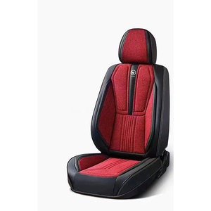 Funda de Asiento de Coche de Lujo Marcan, Universal, de Alta Gama, Cobertura Completa, Transpirable, de Tela de Lino y Cuero, al por Mayor - Product Image 3