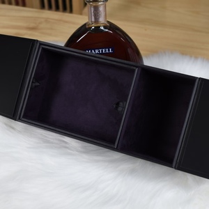 Custom Luxury Rigid <b>Box</b> Rectangle Black Magnetic Closure Gold Foil Printing Satin Liner Jewelry Watch Eyewear Packaging - Product Image 2