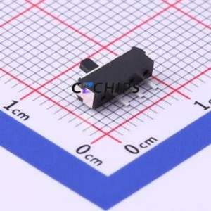 SS-1270L Slide Switch SMD Switch Single Pole Double Throw Rectangle Pin Header PC Pin Black - Product Image 2