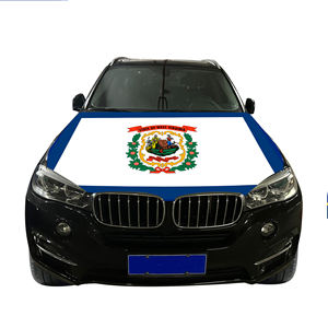 Drapeau de couverture de capot de voiture West Virginia drapeau de couverture de moteur de voiture en gros couverture de capot de moteur de voiture résistante à l'usure et Durable personnalisée - Product Image 2