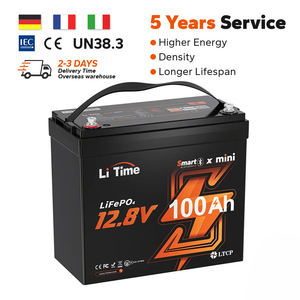 Litime 12v 100ah ידידותי לסביבה מיני bletooth lifepo4 חבילת סוללות ליתיום-יון 5 שנים אחריות - Product Image 3