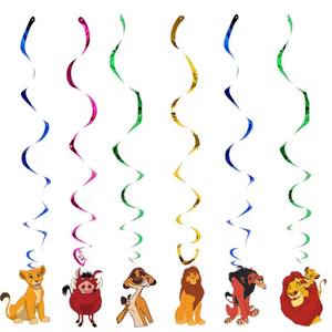 Bannière de décoration de fête d'<span class=keywords><strong>anniversaire</strong></span> pour enfants sur le thème du <span class=keywords><strong>Roi</strong></span> <span class=keywords><strong>Lion</strong></span> de la jungle Simba, ballon en latex, décoration de gâteau, jouets pour baby shower, globos - Product Image 5
