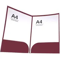 Dossiers de classement A4 personnalisés imprimés, durables, avec pochettes, pour l'organisation des documents scolaires et le rangement au bureau
