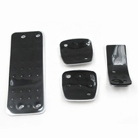 Repose-pieds de frein modifié pour voiture à pédales deux places adulte AT/MT, avec plaque de protection pour PEUGEOT 207 301 307 208 2008 308