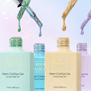 Missgel 2026 Hema&TPO Free Cat Eye Series Smalto Gel UV Magnetico Glitterato <span class=keywords><strong>Kit</strong></span> Fai da Te 8 Colori Set Gel Cat Eye Senza Hema - Product Image 3
