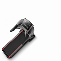 Tapis roulant électrique avec écran LED, surveillance de la fréquence cardiaque, cadre en acier, application YPOOFIT pour la salle de sport et la maison