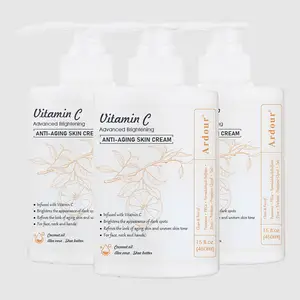 OEM lozione bianca per il corpo per il viso e il corpo idratante Anti Anti-invecchiamento Skincare vitamina C crema illuminante