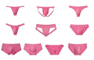 Culotte string basse magenta pour <span class=keywords><strong>homme</strong></span>, style provocateur, en coton soyeux glacé (94,6 % coton, 5,4 % élasthanne), pour un look éclatant et une coupe ajustée. - Product Image 2