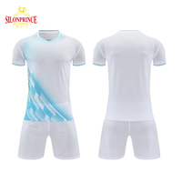 Ensemble de survêtement et maillot de football Haisay à impression par transfert thermique, unisexe, 100 % polyester, imperméable et léger