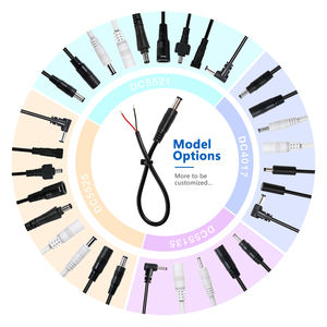 Dc güç kaynağı 5.5mm X 2.1mm 5521 erkek tak DC kablo 18AWG çıplak bakır PVC yalıtım 1 metre <span class=keywords><strong>3.3</strong></span> Feet yönlendiriciler ve bilgisayar için - Product Image 6