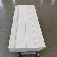 Panneau sandwich en mousse PU, revêtement mural isolant, face en aluminium enduit UV, imperméable, résistant au feu, pour l'extérieur des maisons en bois