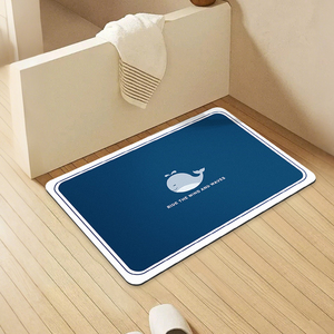 <span class=keywords><strong>Antiscivolo</strong></span> ad asciugatura rapida assorbente sottili tappeti da bagno misura <span class=keywords><strong>sotto</strong></span> la porta pavimento del bagno, <span class=keywords><strong>tappeto</strong></span> di fango diatomico - Product Image 2